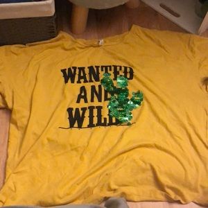 Mustard yellow t-shirt